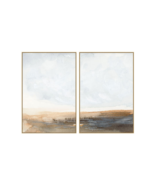 Rust Landscape Set of Two