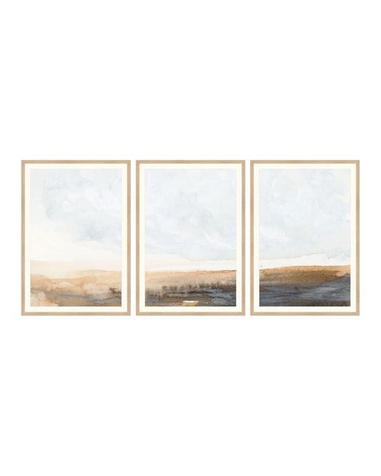 Rust Landscape Set of Three