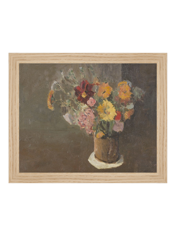 Vintage Vase of Flowers II HoJ 2
