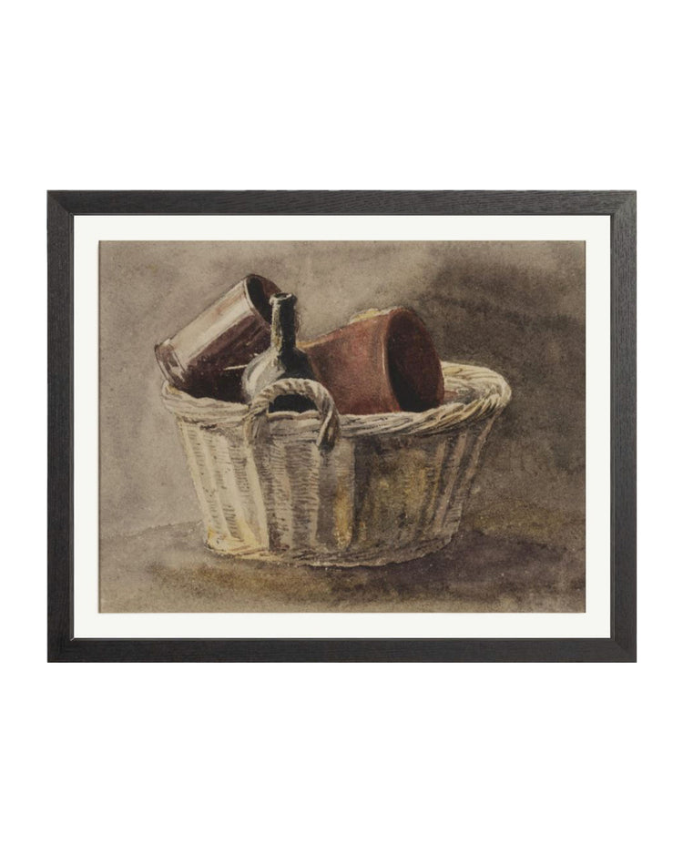 Still Life Wine Basket