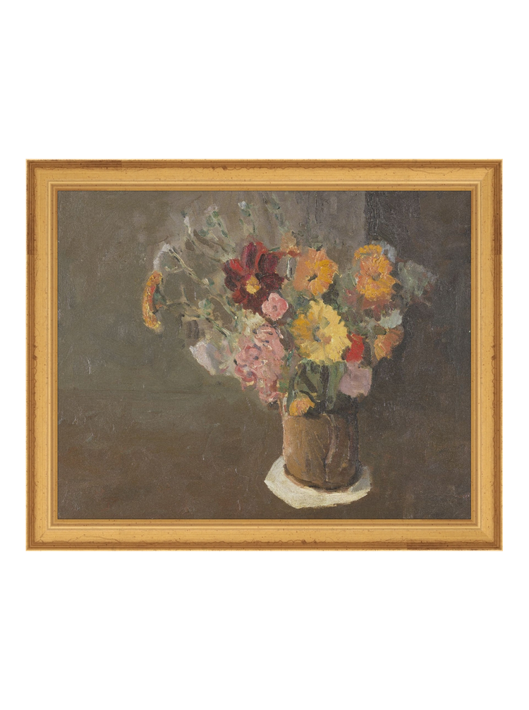 Vintage Vase of Flowers II HoJ 2