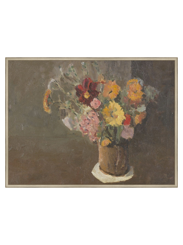 Vintage Vase of Flowers II HoJ 2