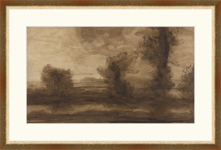 Uploaded Art:in_the_marshes_1943.3.5533.jpg. Frame: Thin Gray and Silver. Paper: Rag Paper. Art Size: 7x12. Final Size: 10'' X 15''