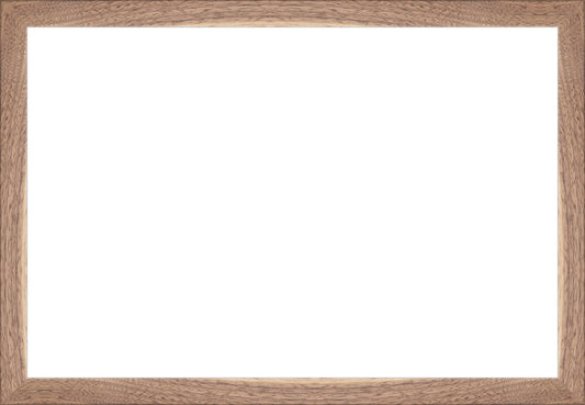 Natural Walnut Frame. Opening Size: 10x15. Final Size: 11'' X 16''