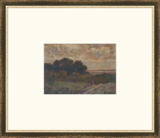 Framed Heirloom. Frame: Black Silver Beaded. Paper: Rag Paper. Art Size: 5x7. Final Size: 13'' X 15''