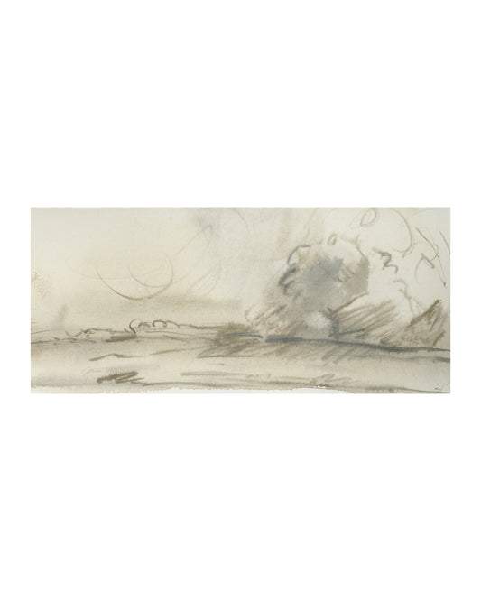 Watercolor Landscape Study I