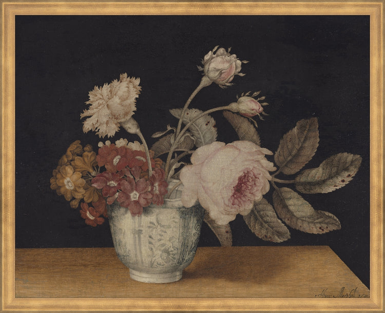 Vintage Vase of Flowers OAShop 2