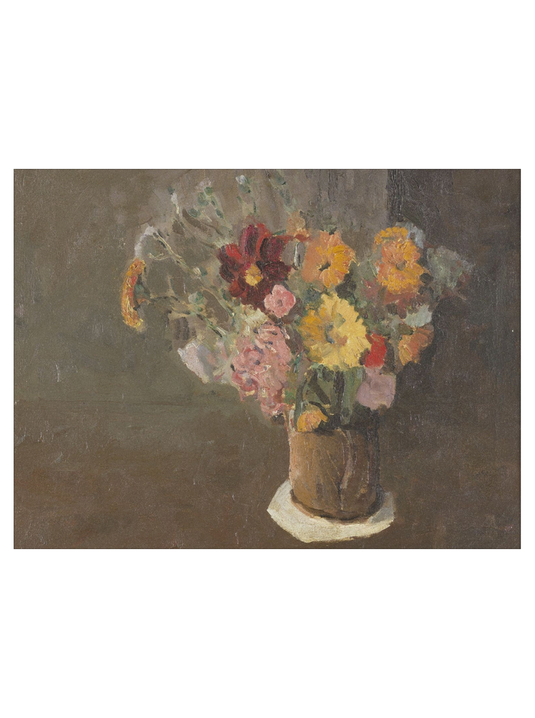 Vintage Vase of Flowers II HoJ 2