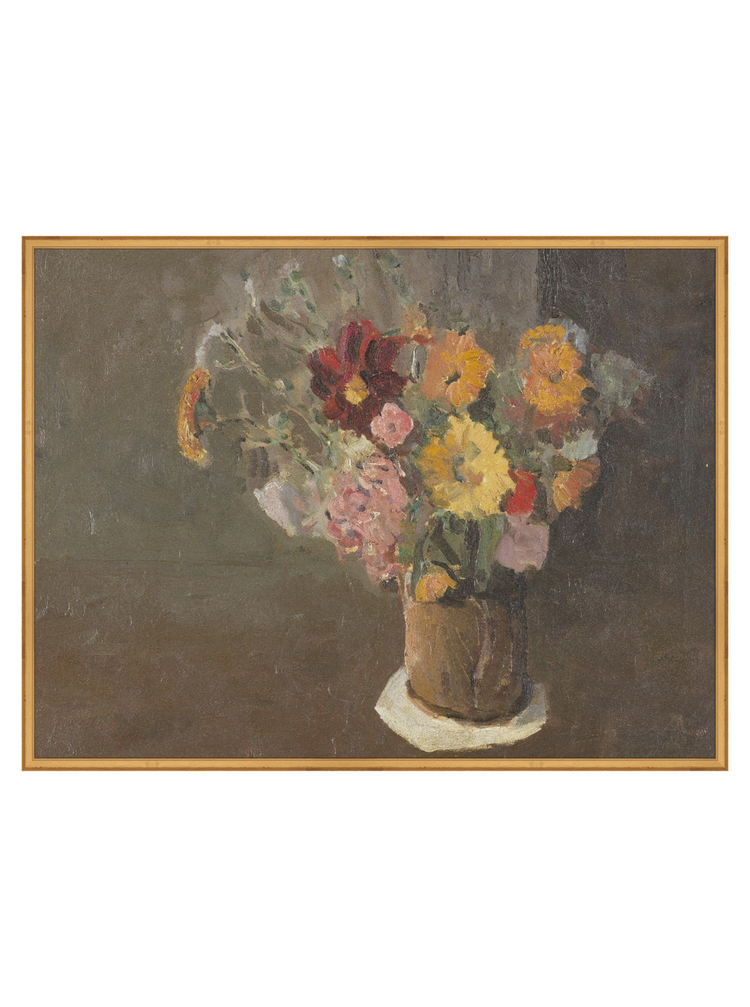 Vintage Vase of Flowers II HoJ 2
