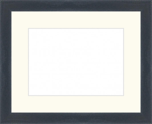 Black Frame. Opening Size: 5x7. Final Size: 9'' X 11''