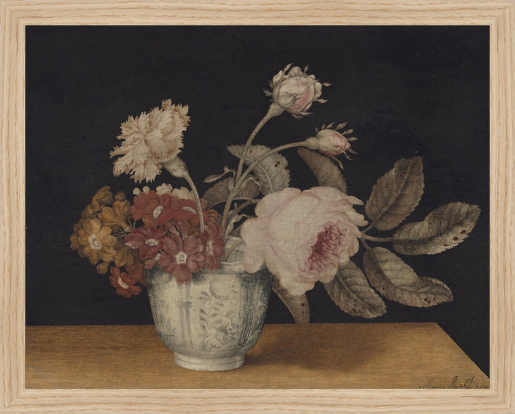 Vintage Vase of Flowers OAShop 2