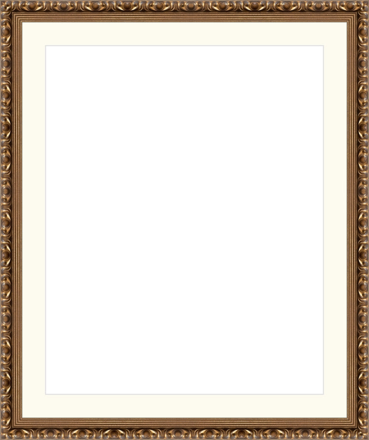 Gold Ornate Frame. Opening Size: 20x16. Final Size: 25'' X 21''