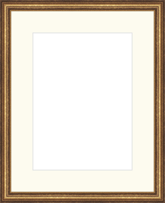 Antique Gold Frame. Opening Size: 11x8. Final Size: 16'' X 13''