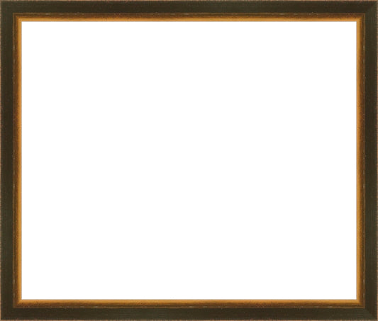 Black and Gold Brushed Frame. Opening Size: 15x18. Final Size: 17'' X 20''
