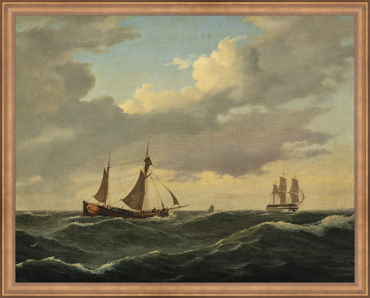 Framed Sailboats. Frame: Timeless Bronze. Paper: Rag Paper. Art Size: 15x19. Final Size: 16'' X 20''