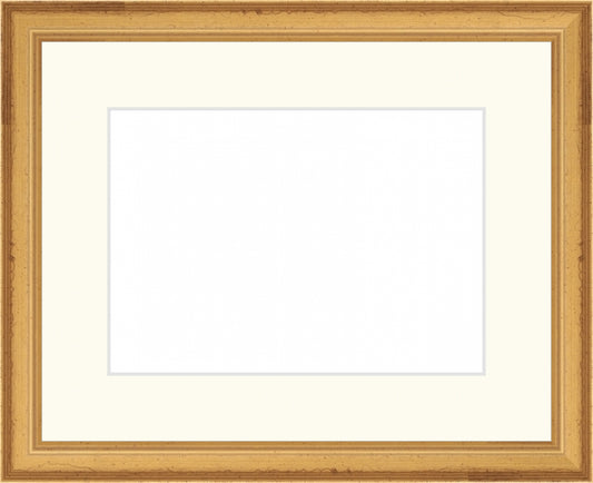 Traditional Gold Frame. Opening Size: 5x7. Final Size: 9'' X 11''