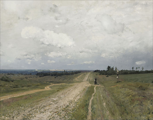 Framed Field Route. Frame: No Frame. Paper: Rag Paper. Art Size: 11x14. Final Size: 11'' X 14''