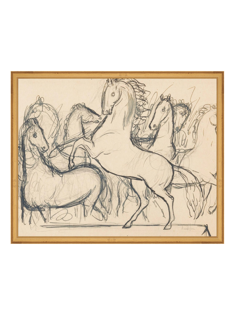 Charcoal Horses II HoJ 2