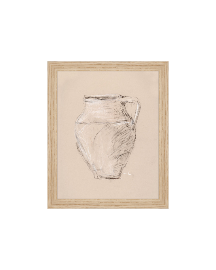 Vase Drawing Sepia HoJ