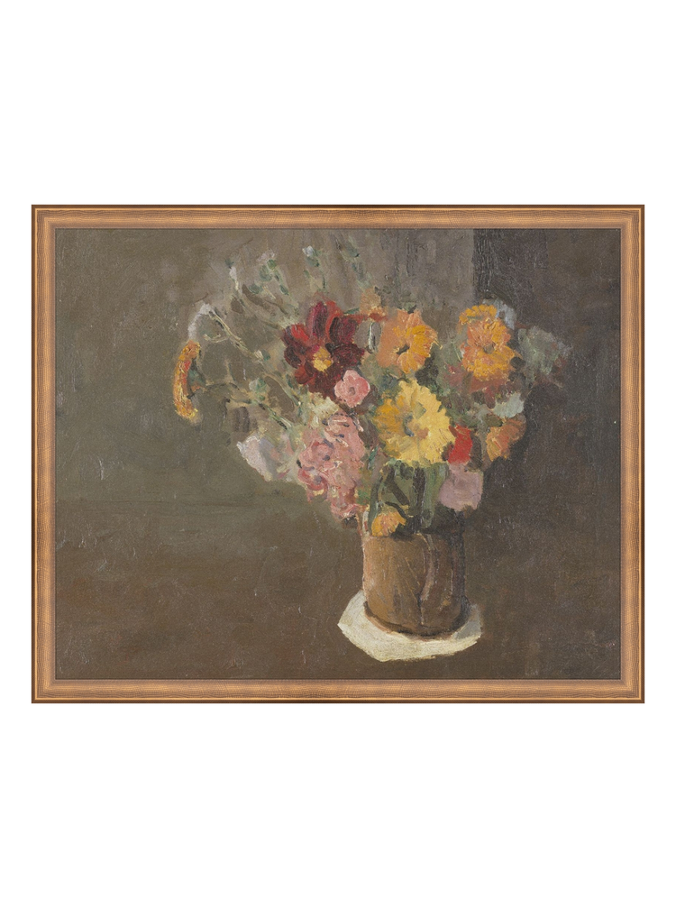 Vintage Vase of Flowers II HoJ 2