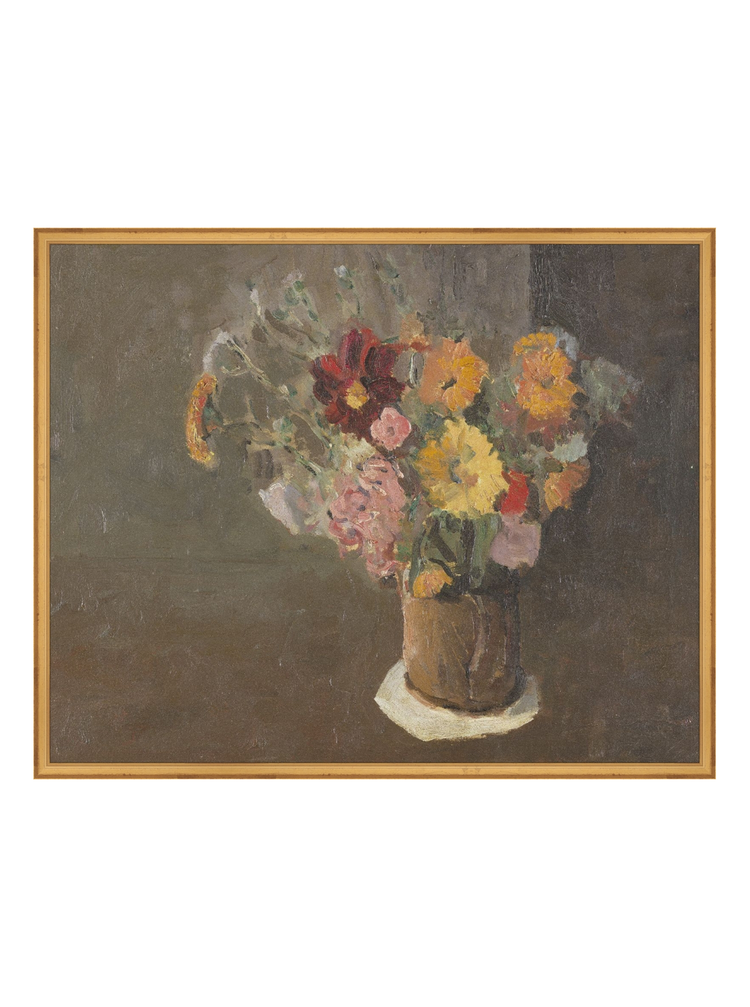 Vintage Vase of Flowers II HoJ 2